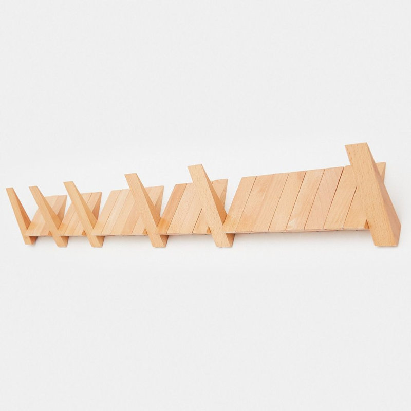 Symple Stuff Switchboard Modular Wooden Coat Rack & Reviews Wayfair.co.uk